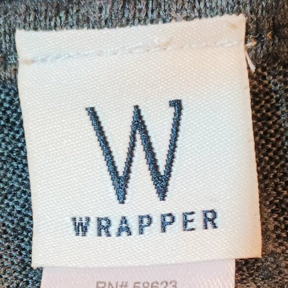 Wrapper Gray Cardigan Sweater XL with Belt Long Sleeved - Picture 7 of 9